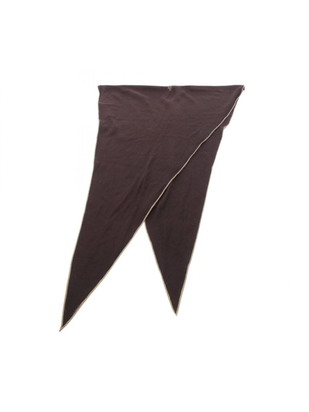 Hermes Shawl Rosange GM Brown Silk Scarf